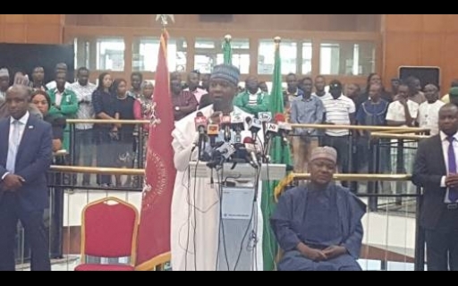 STATEMENT BY THE PRESIDENT OF THE SENATE, HIS EXCELLENCY (DR.) ABUBAKAR BUKOLA SARAKI, CON, AT A WORLD PRESS CONFERENCE HELD AT THE NATIONAL ASSEMBLY COMPLEX ON WEDNESDAY, AUGUST 8, 2018.